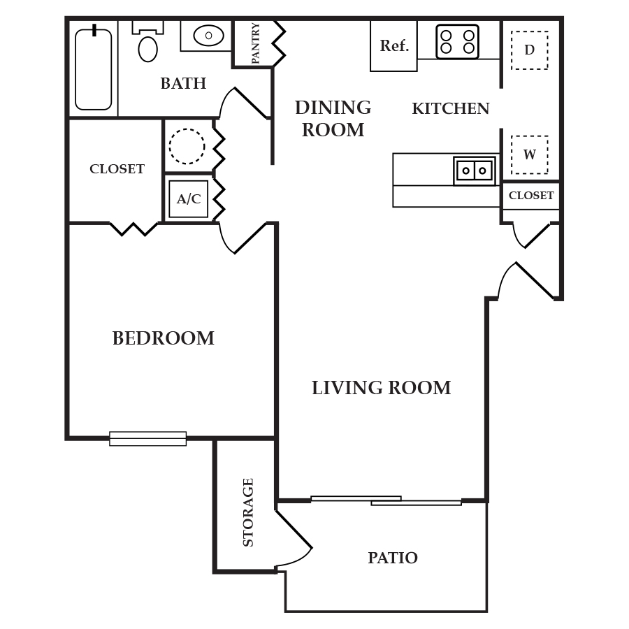 A1 - The Shore floor plan