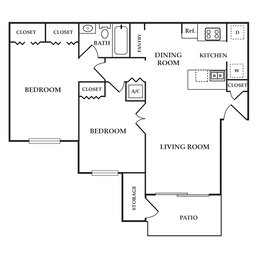 A2 - The Bay floor plan