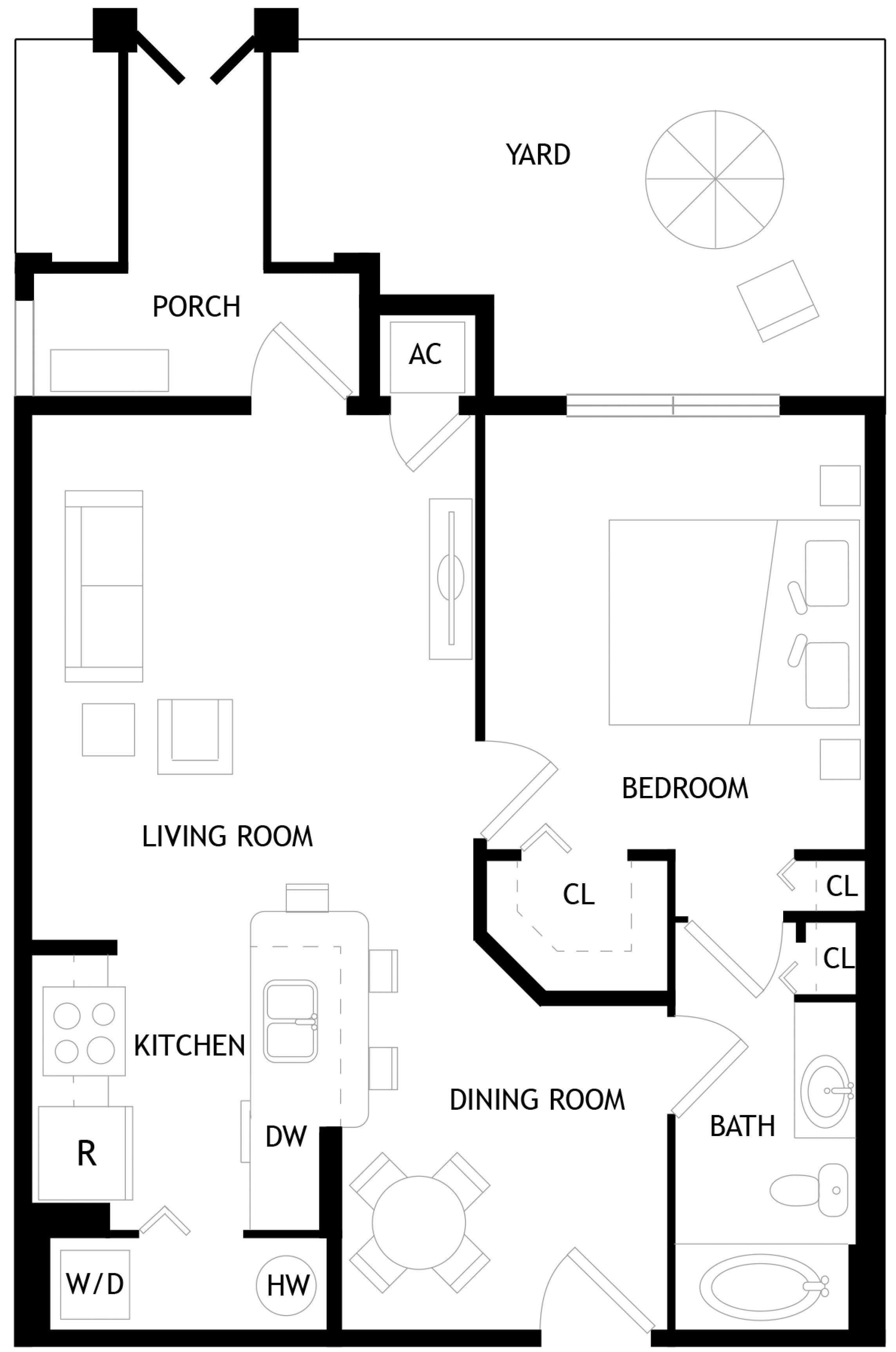 A1 floor plan