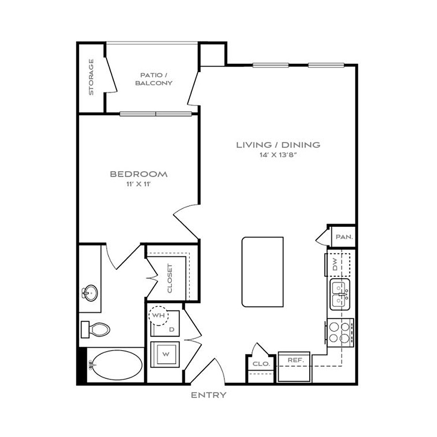 A2 floor plan