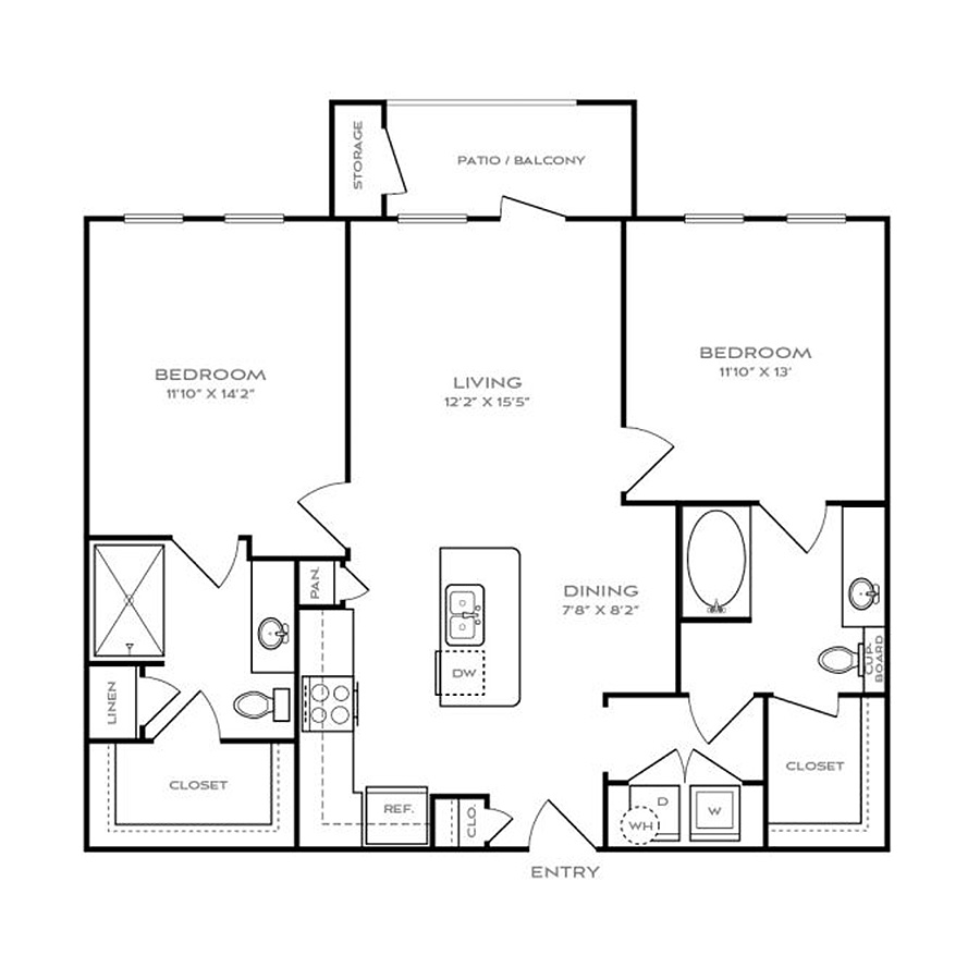 B2 floor plan