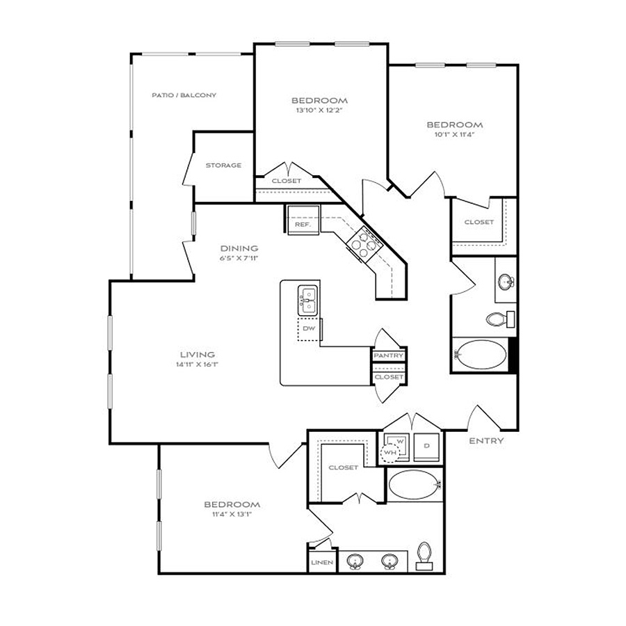 C1 floor plan