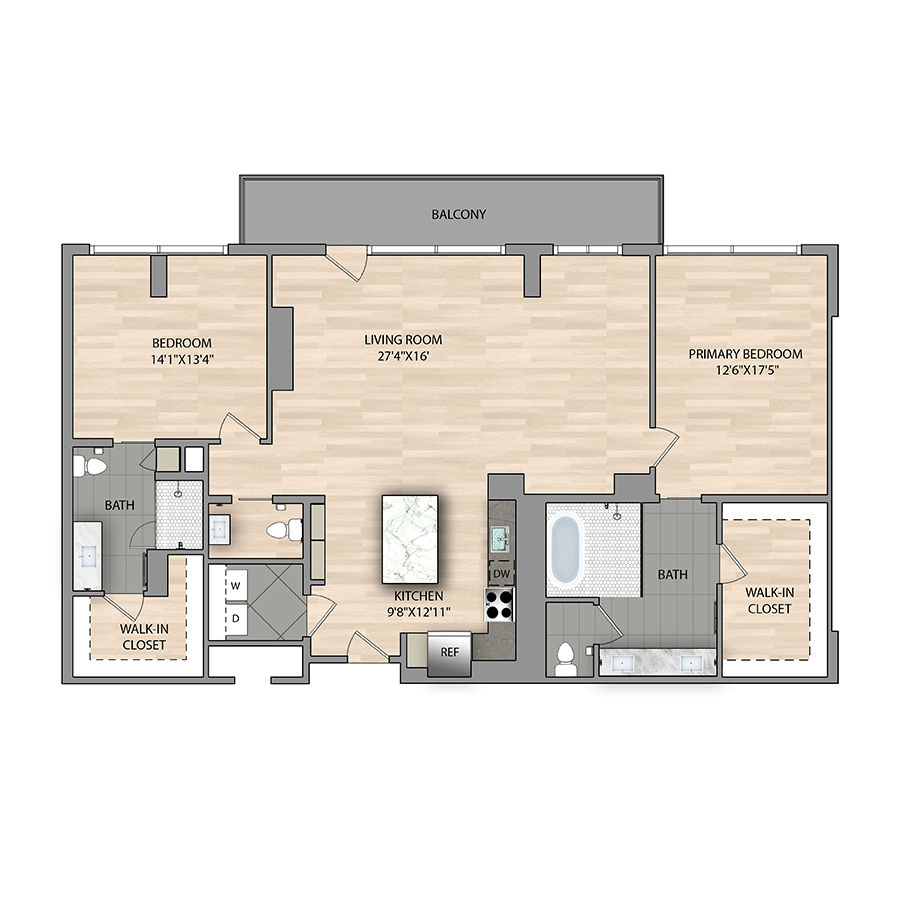 PH1 floor plan