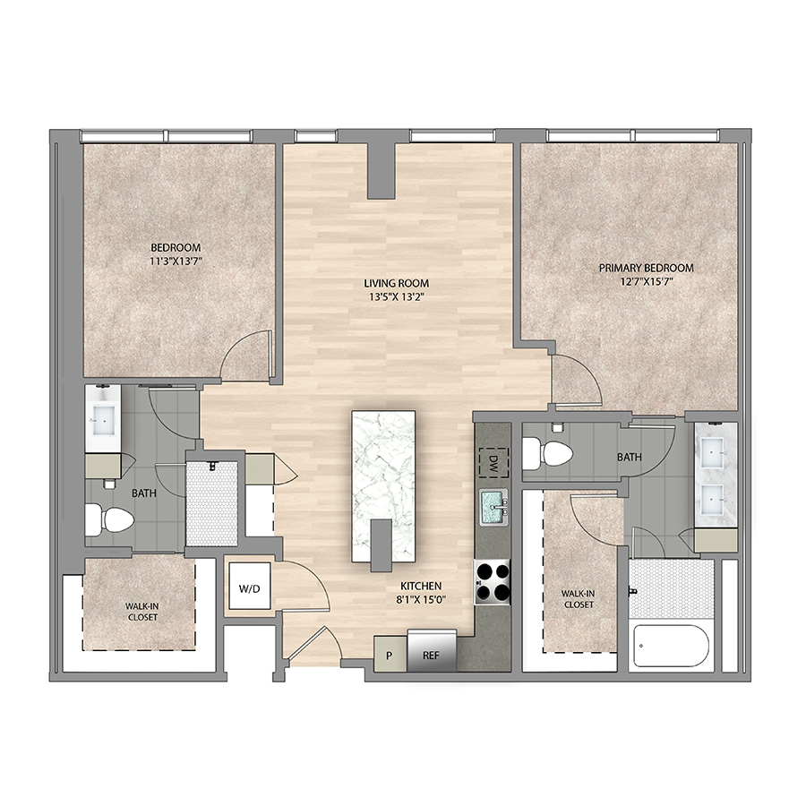 B2 floor plan