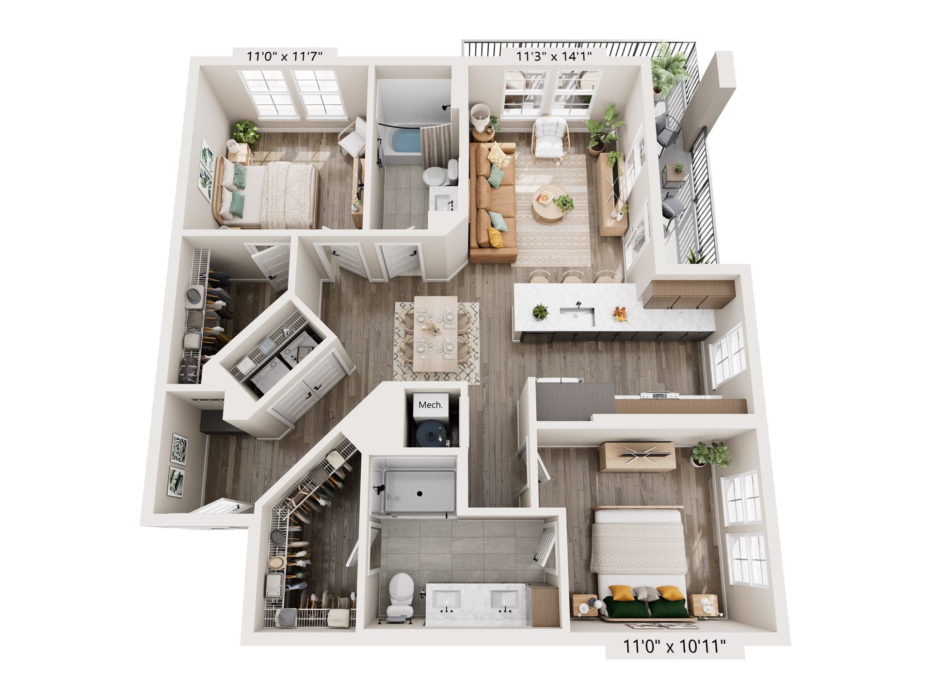 B2 floor plan
