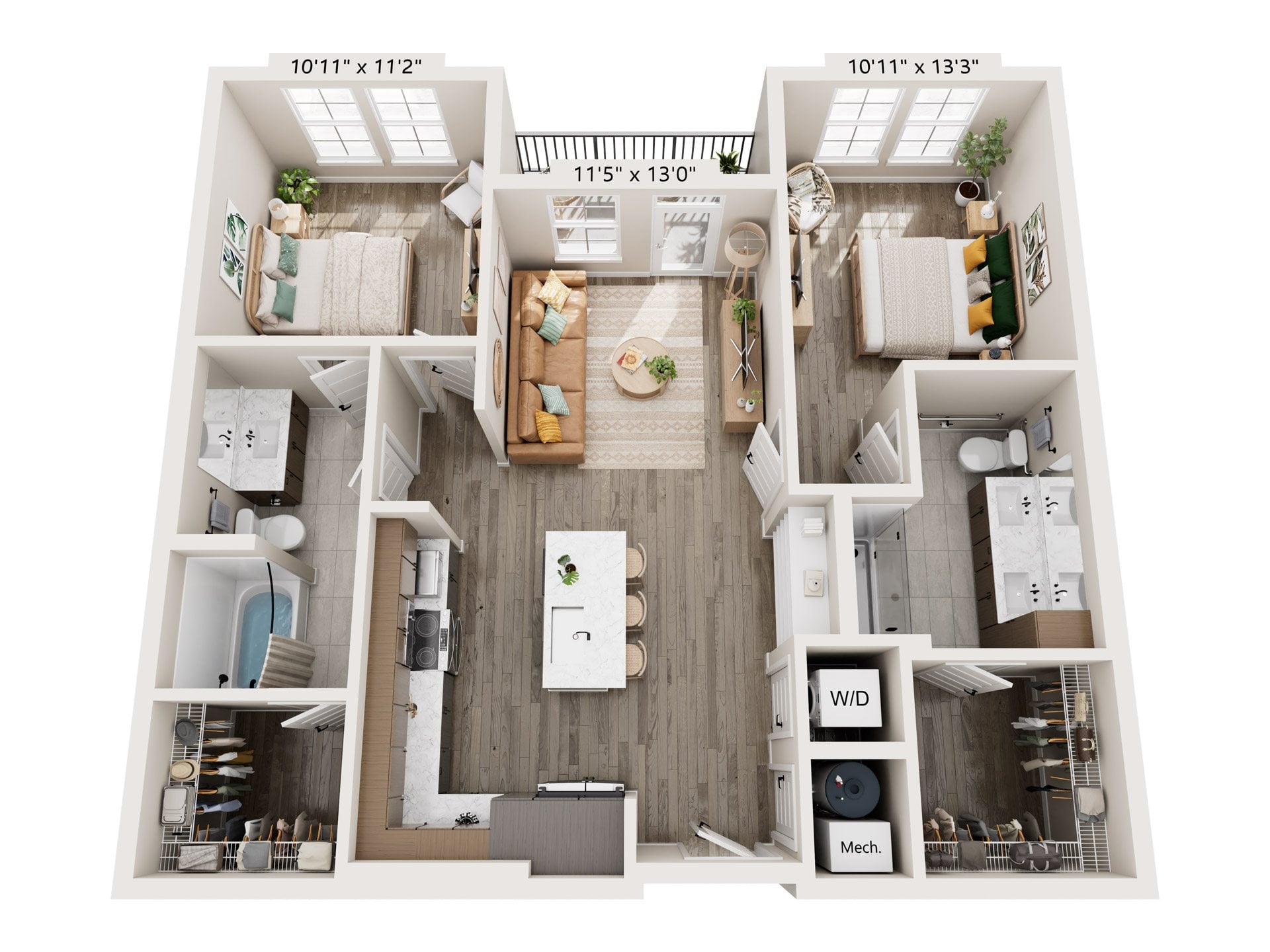 B1-HC floor plan