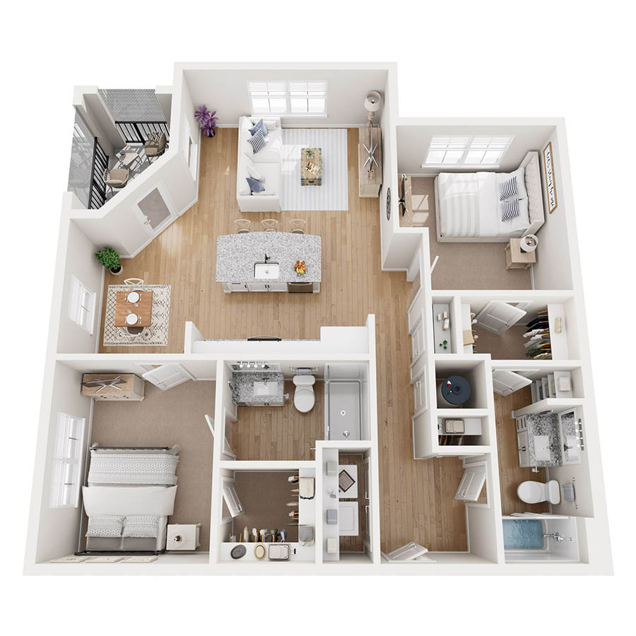 B2 floor plan