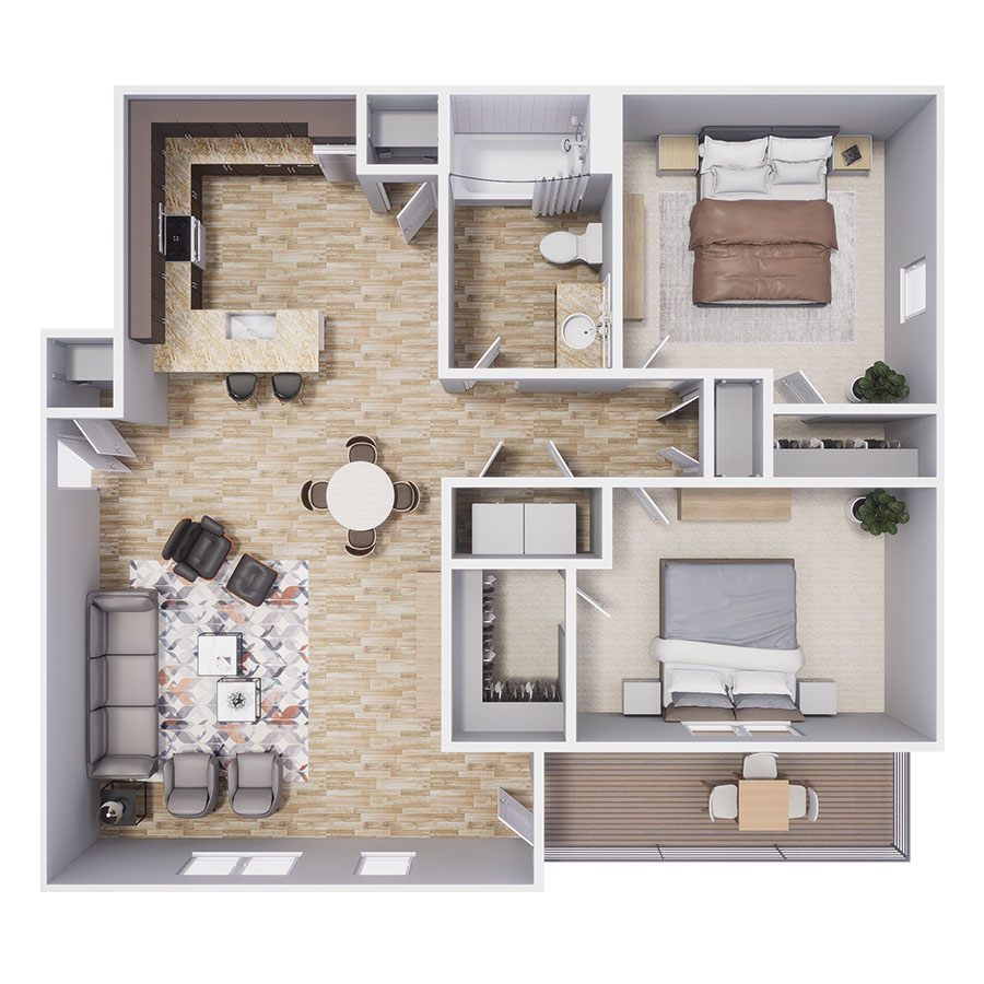 B2 floor plan