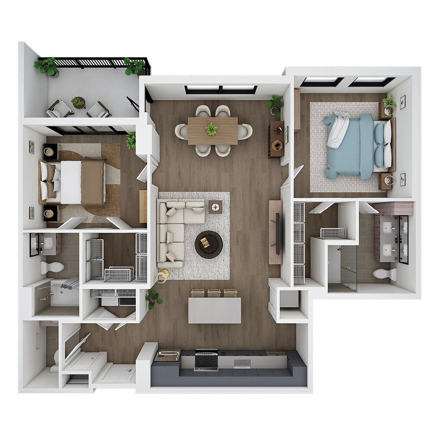 B2 floor plan