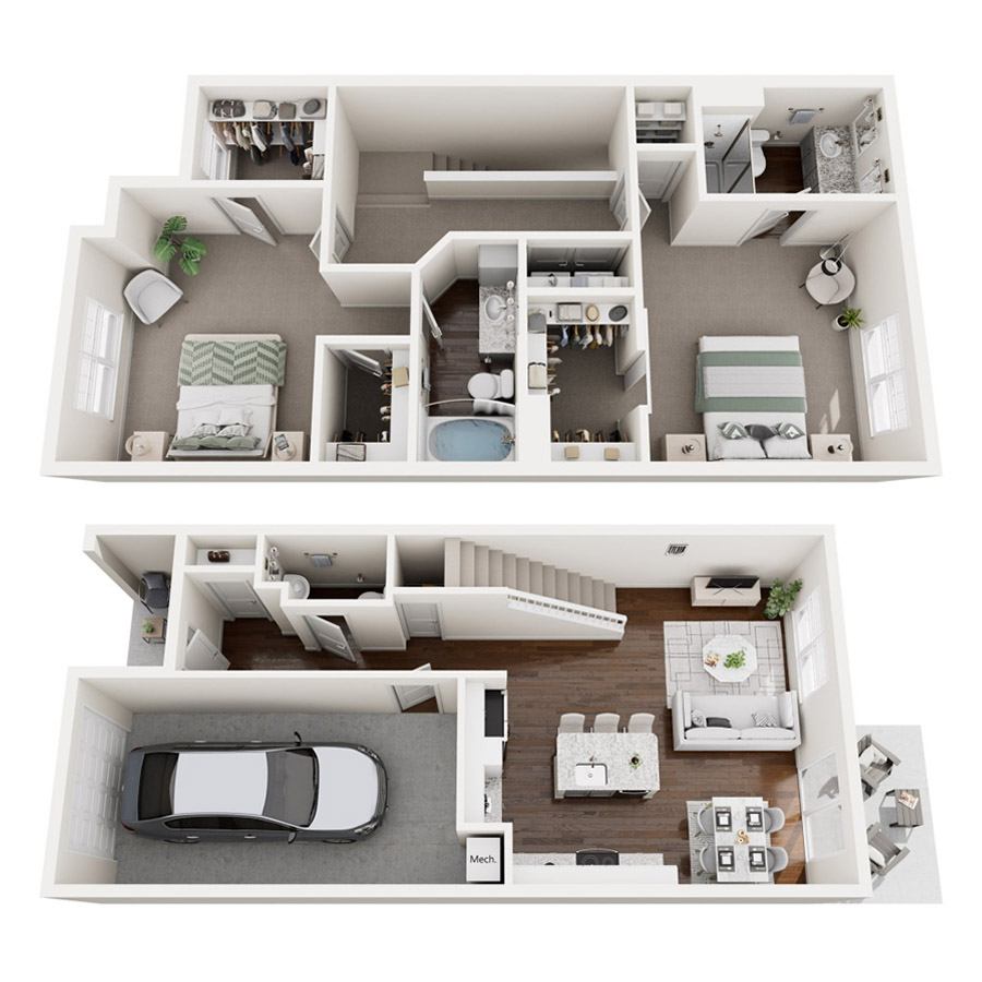 TH2 floor plan