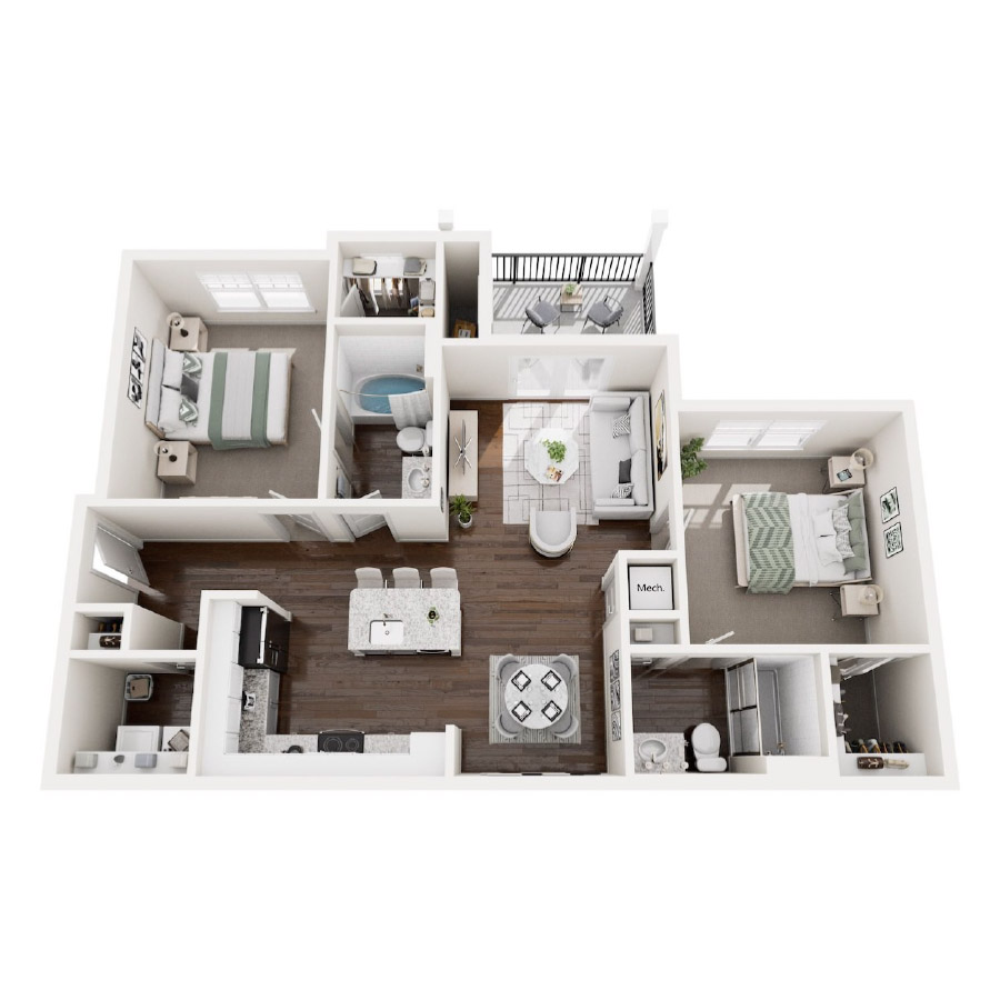 B1 Essential floor plan