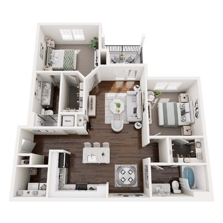 B2 floor plan