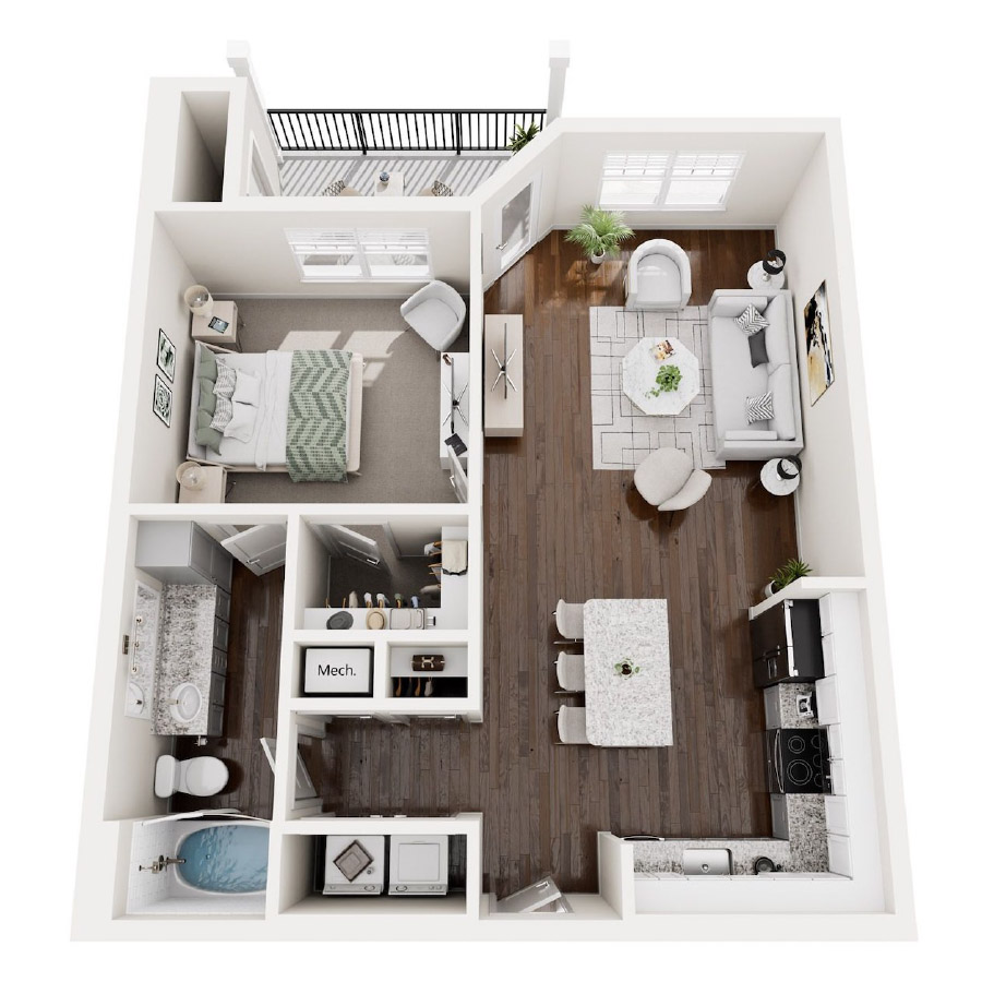 A2 Essential floor plan