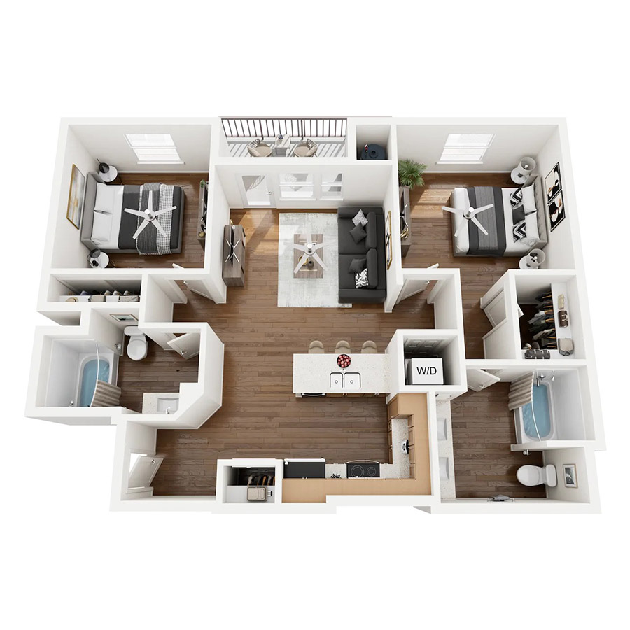 Signature Split-Wing floor plan