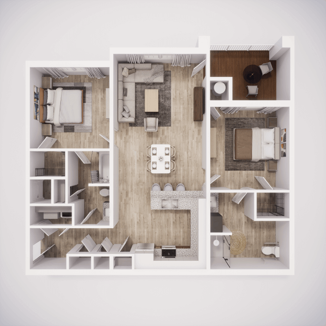 LT2x2 floor plan