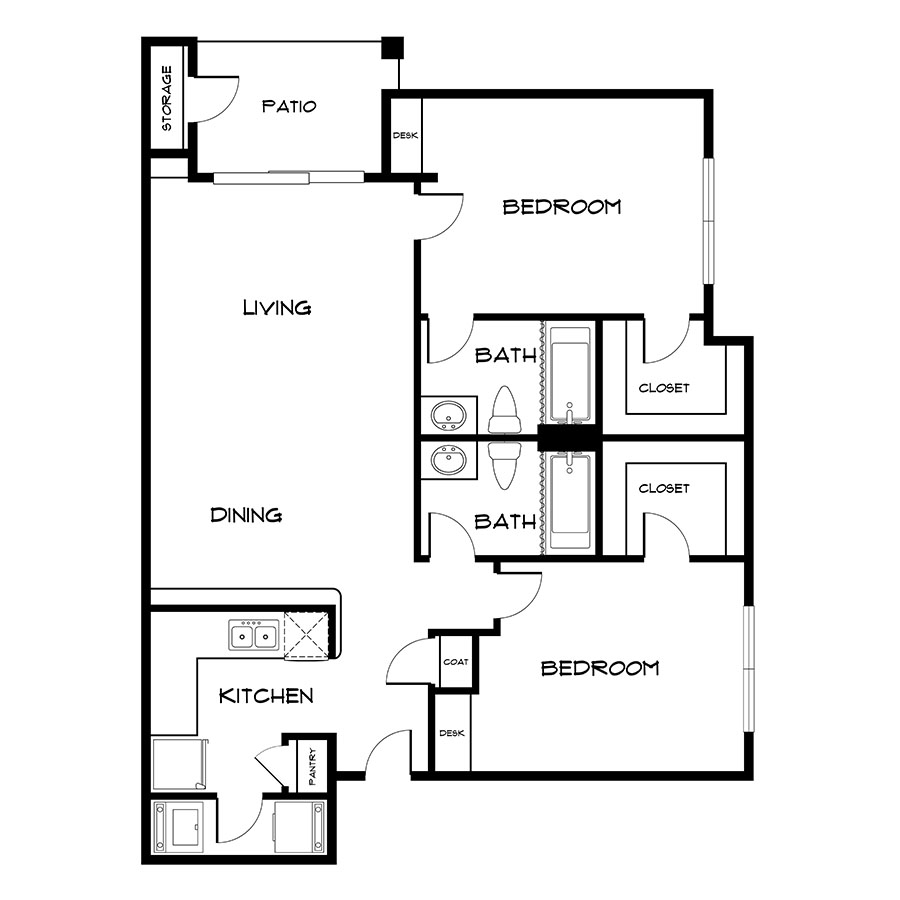 The Marina floor plan
