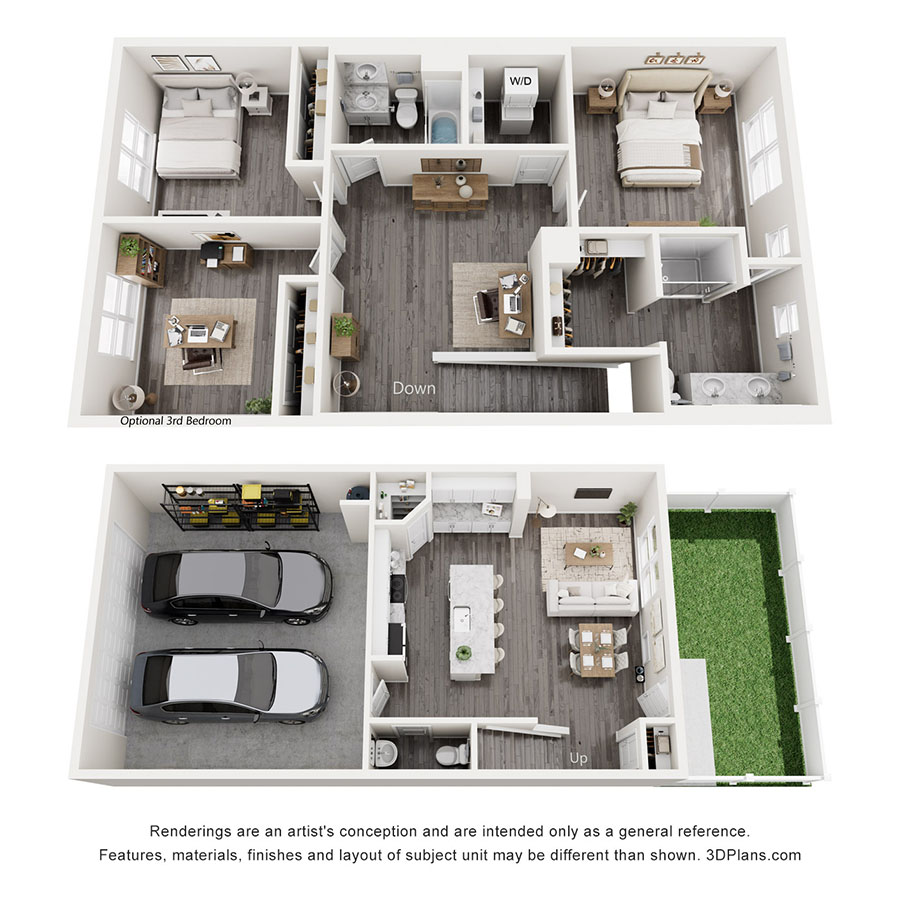 TH2b floor plan