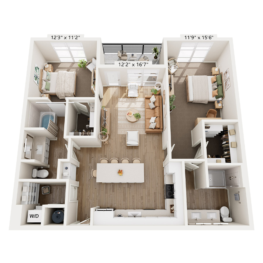 B2-A floor plan