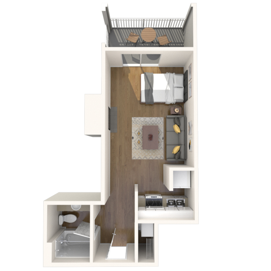Studio floor plan