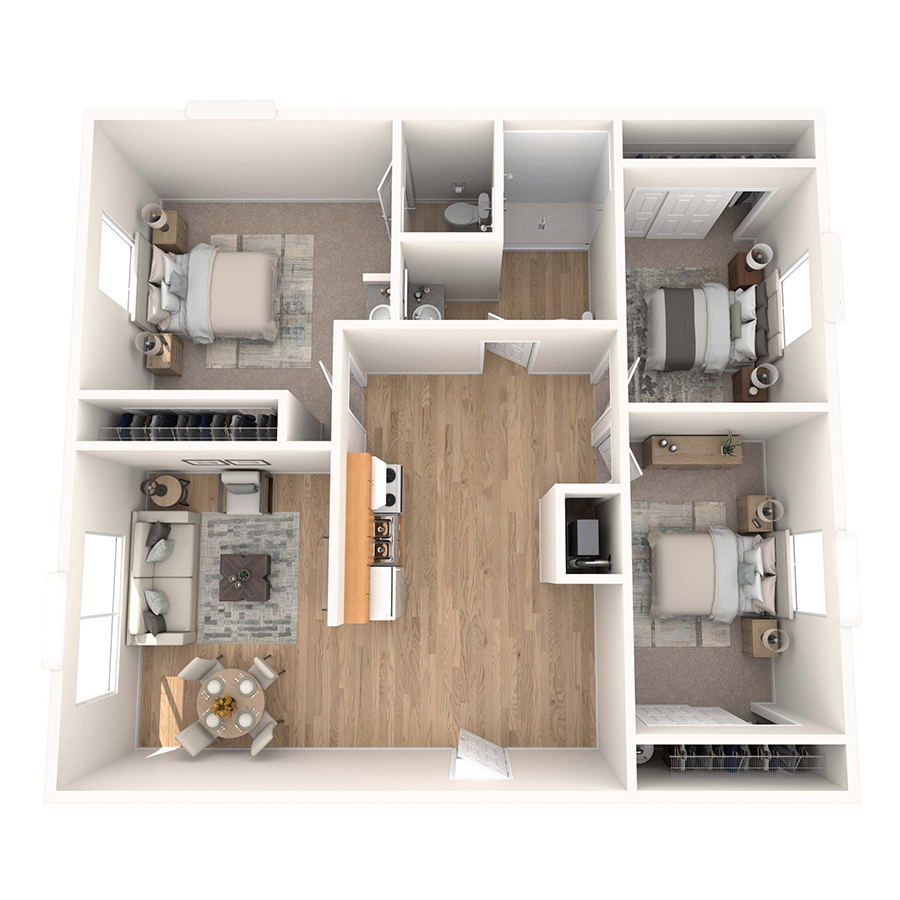 3x2 20A floor plan