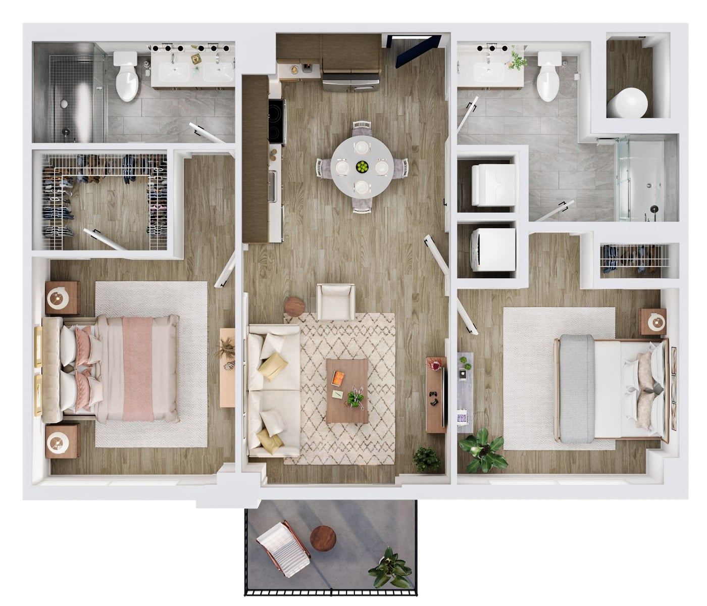 B2 floor plan
