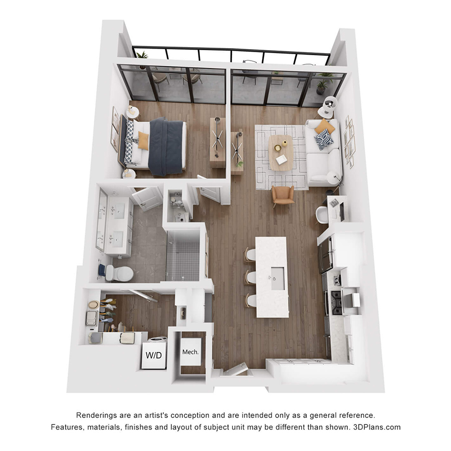 A2 floor plan
