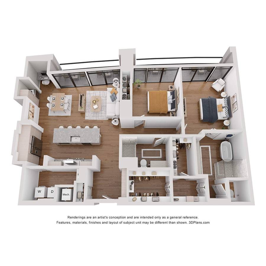 PH1 floor plan