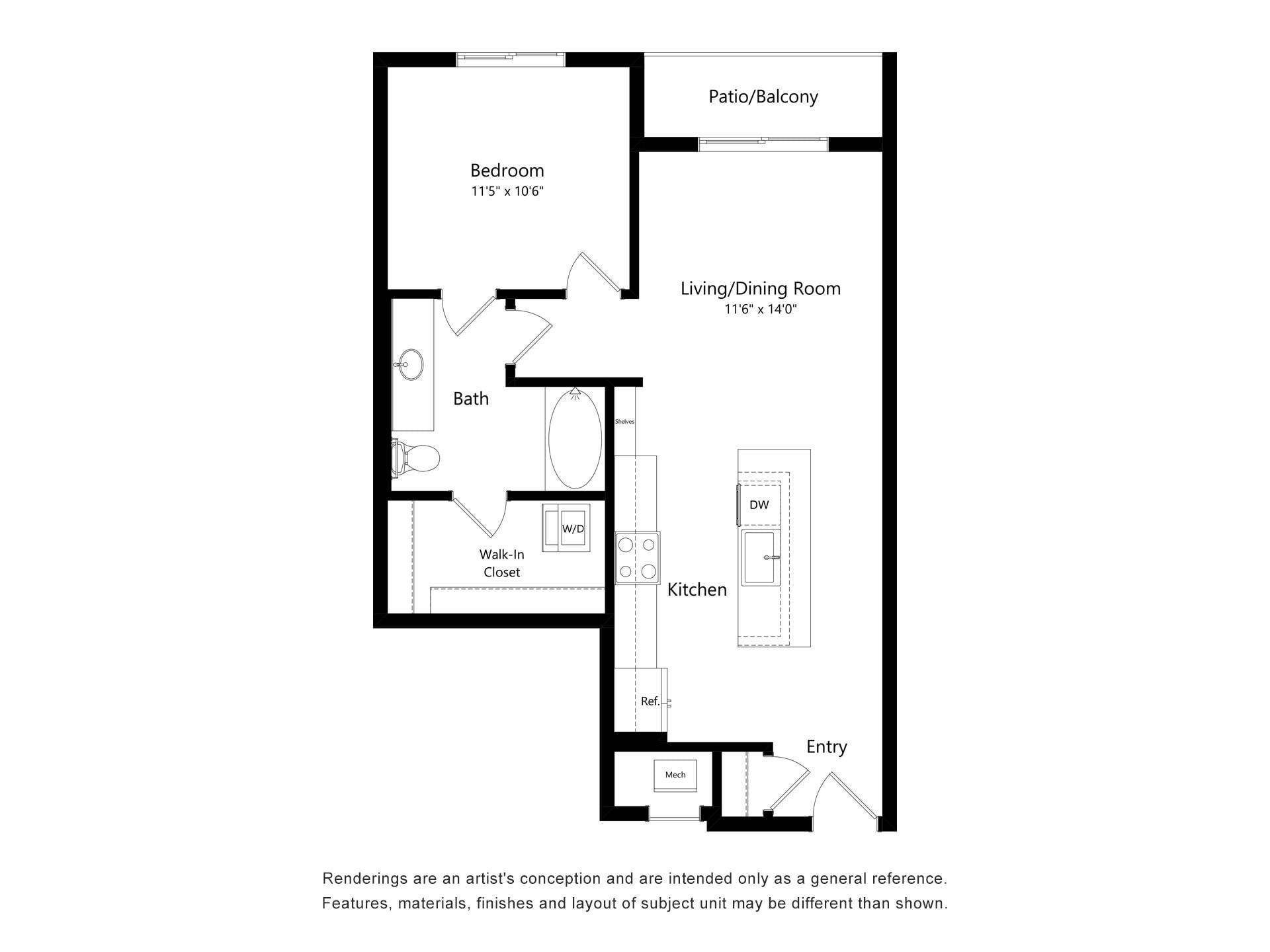 A4.3 floor plan