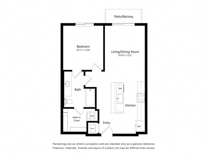 A1 floor plan