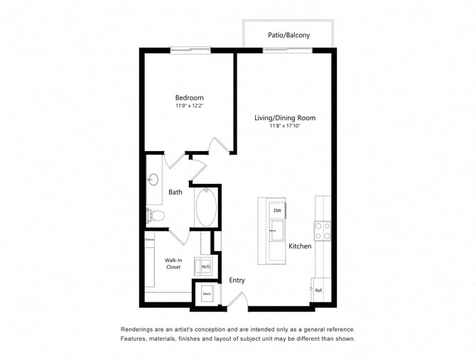 A2 floor plan