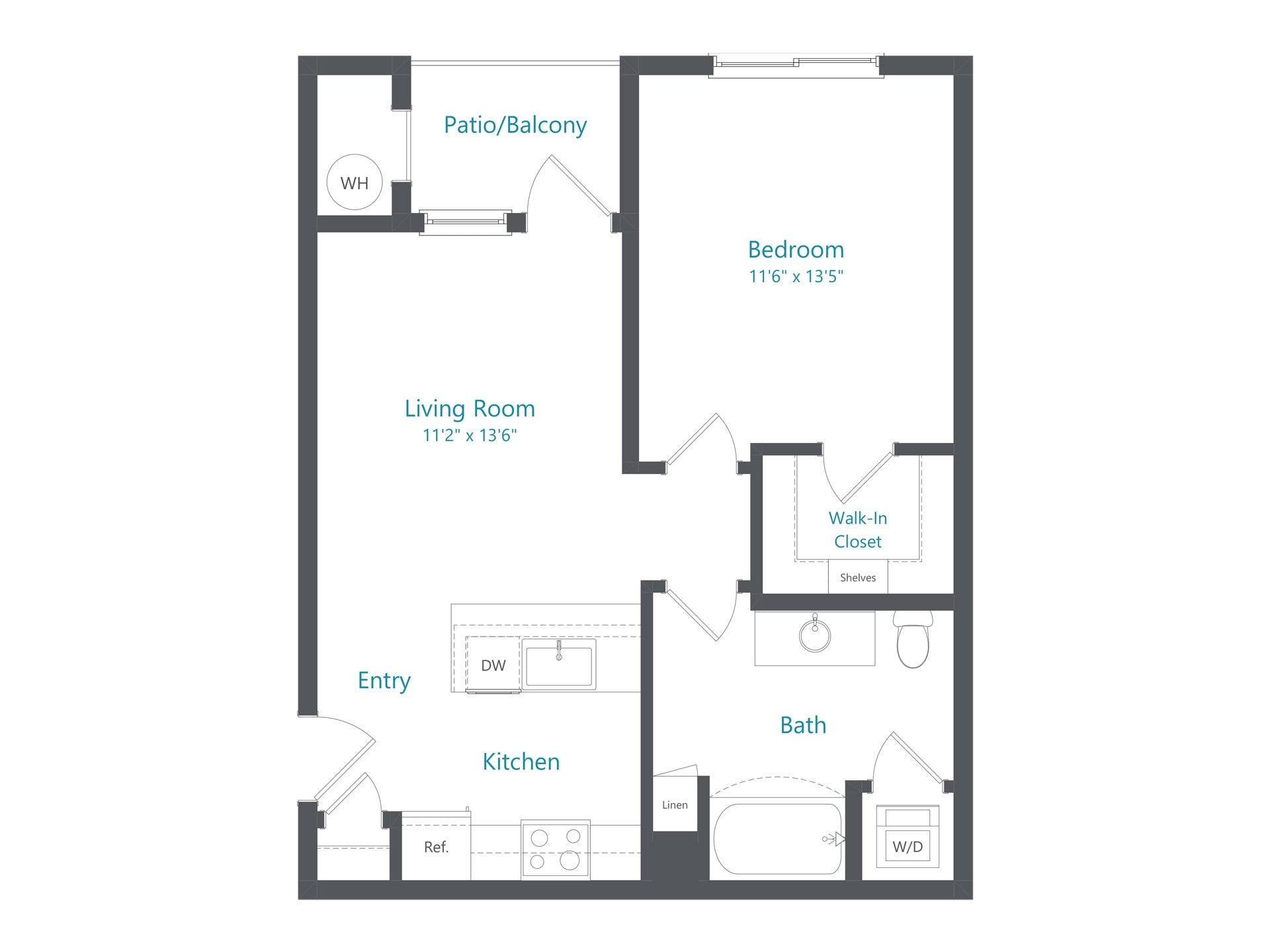 1x1-Ambit (A1) floor plan