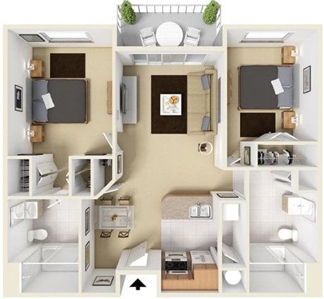Skyline floor plan
