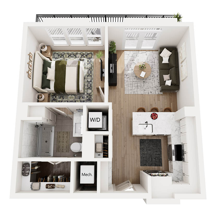 A1 floor plan