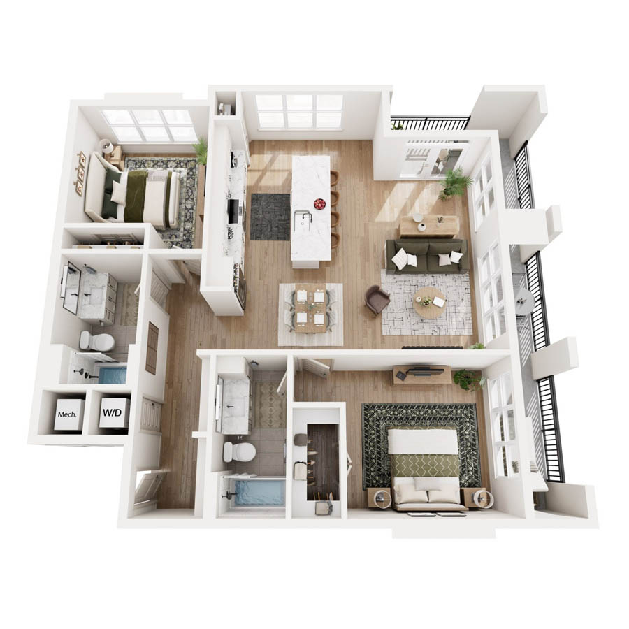 B4 floor plan