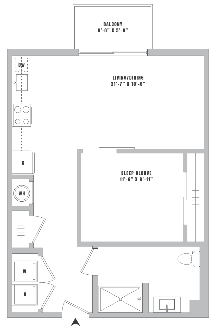 Studio-S11 floor plan