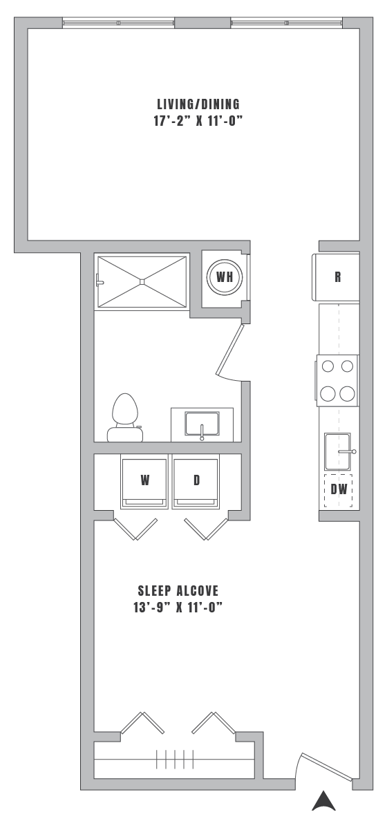 Studio-S10 floor plan