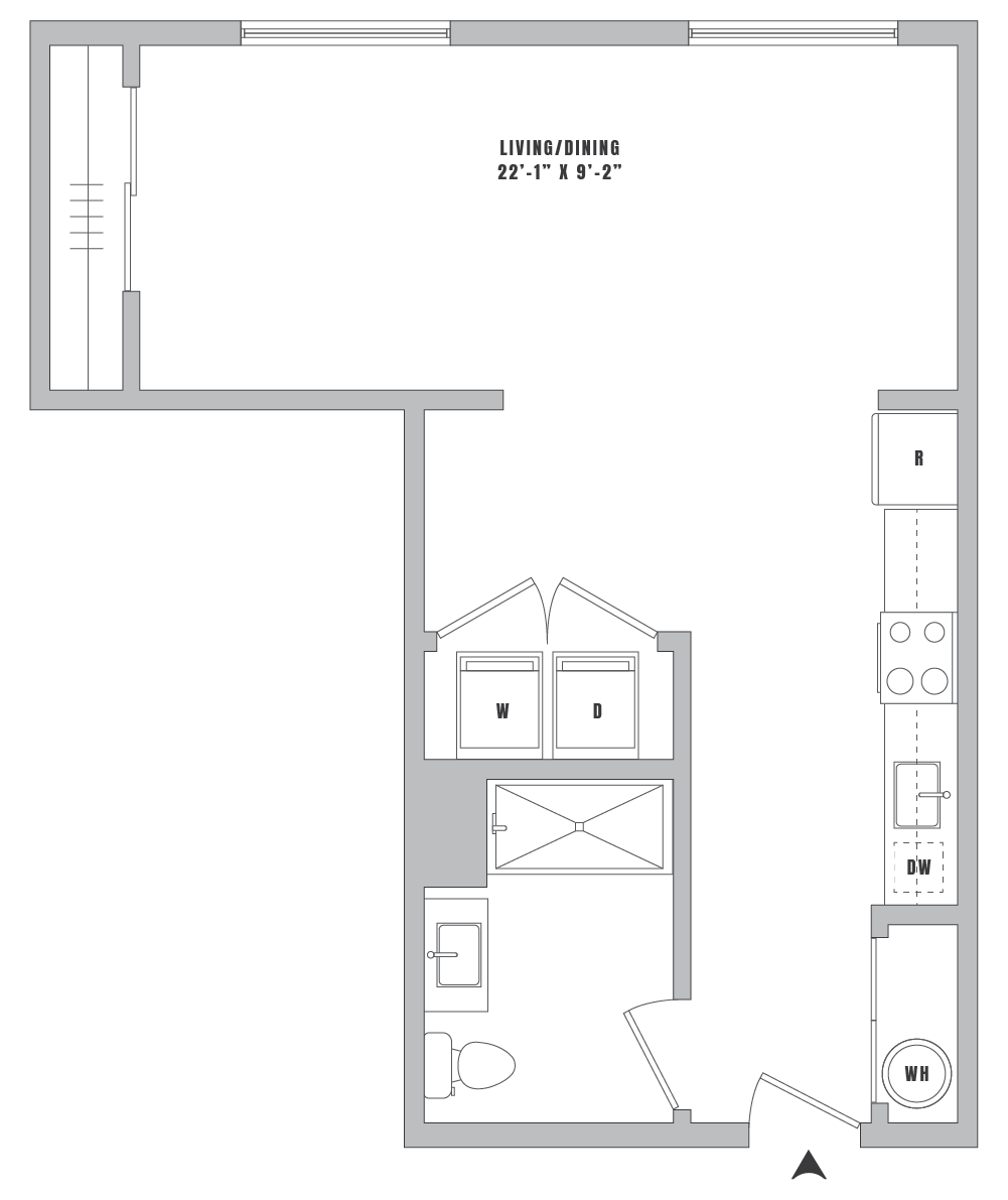 Studio-S6 floor plan