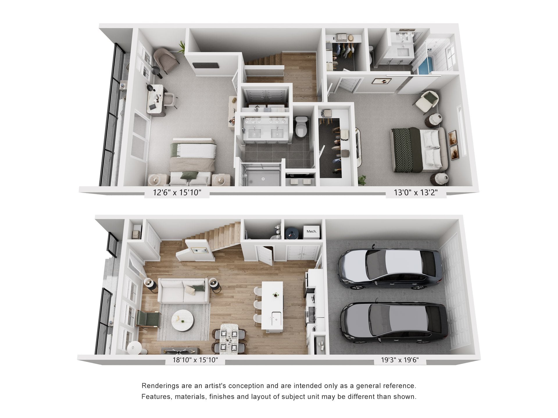 The Fillmore - Townhome 1 floor plan