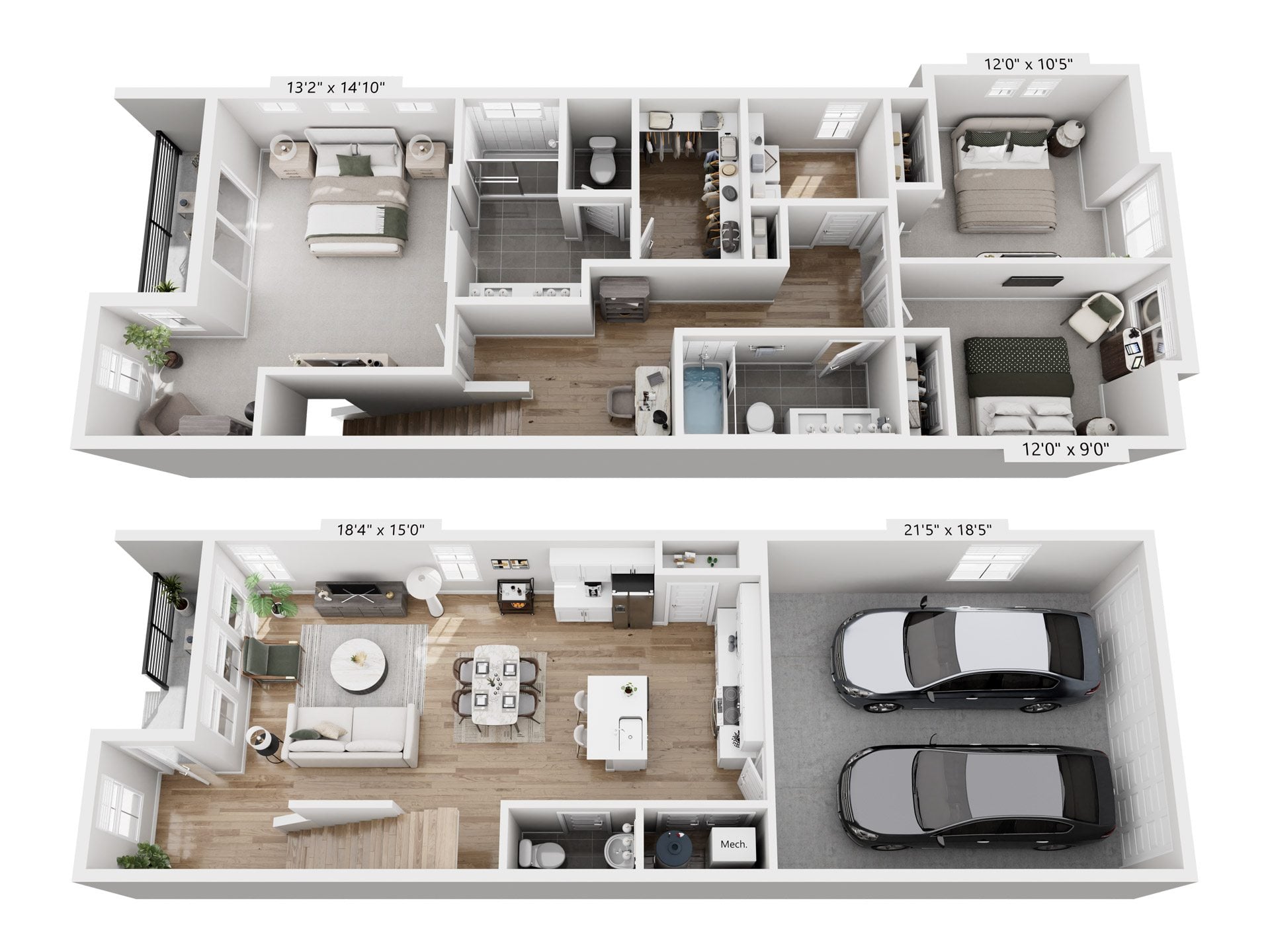 The Fillmore - Townhome 3 floor plan