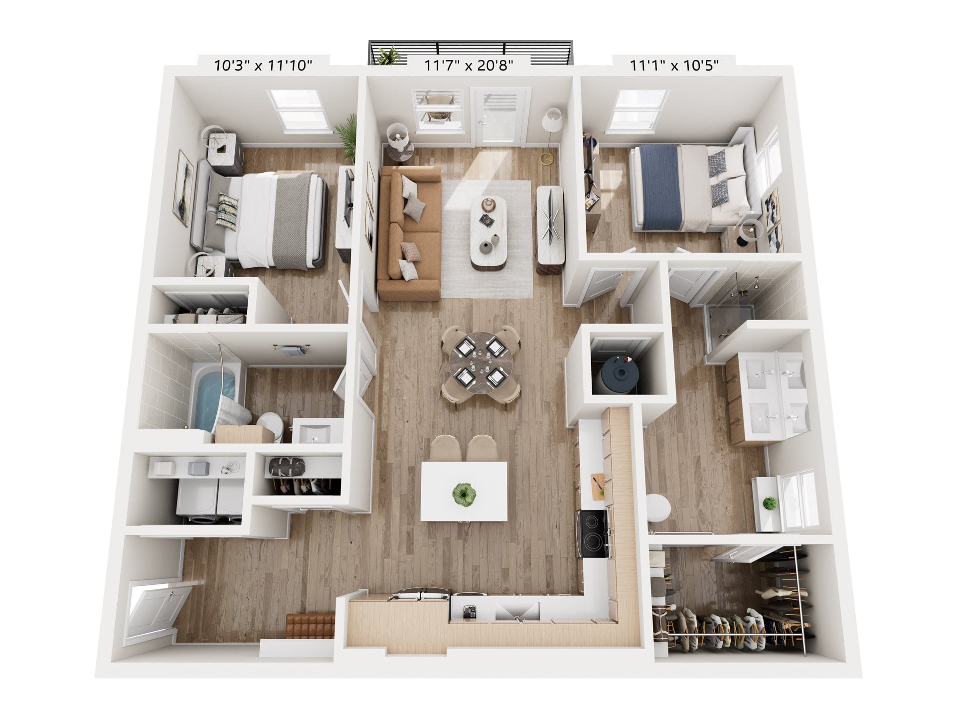 The Madison - 2A floor plan