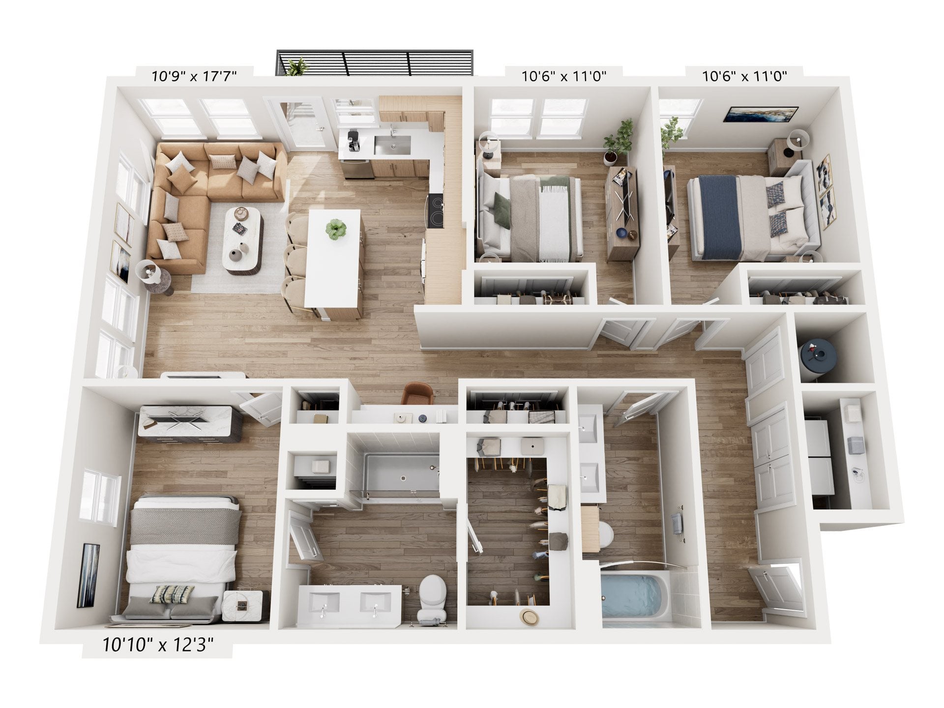 The Madison - 3A floor plan