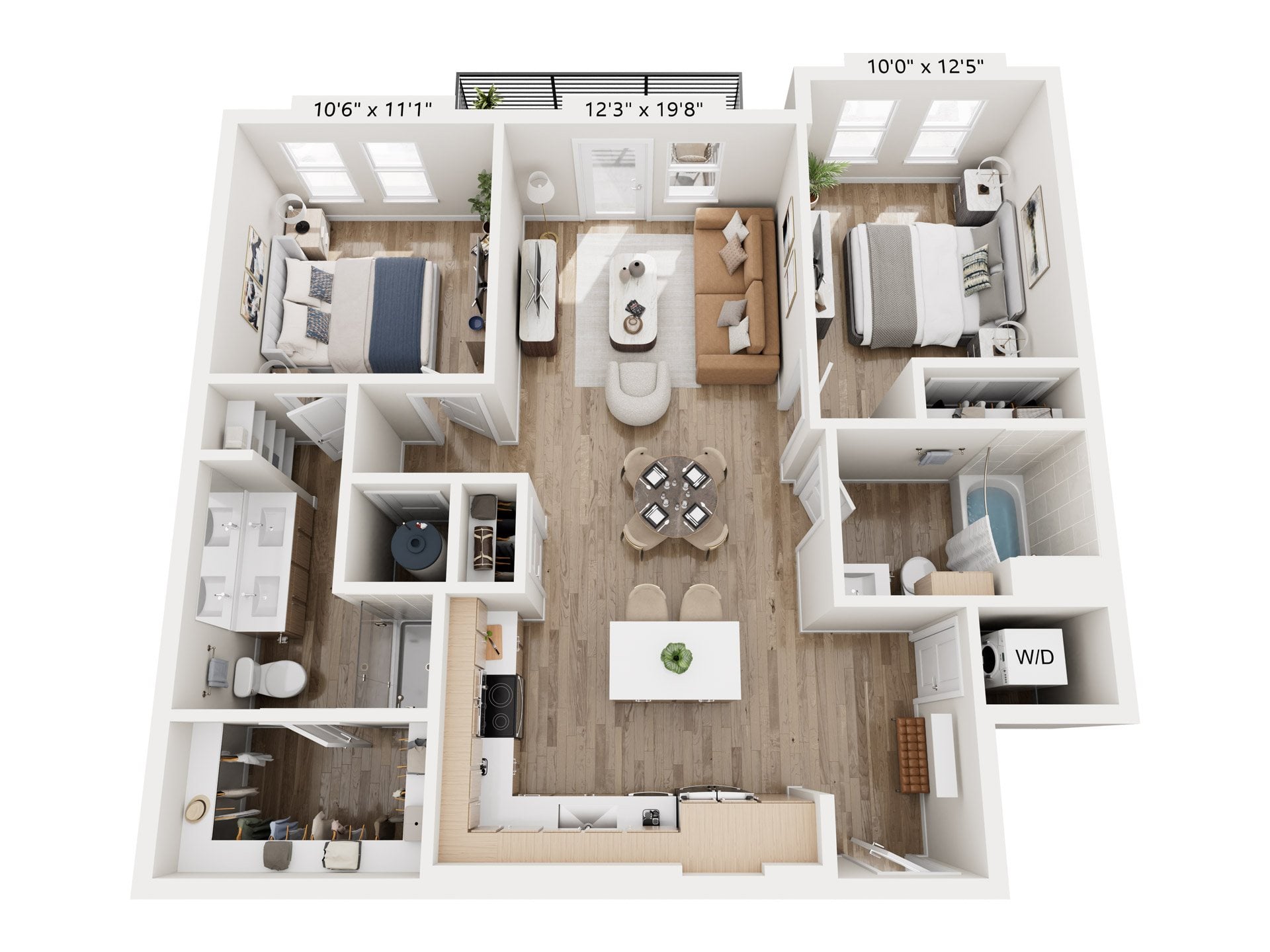 The Madison - 2C floor plan