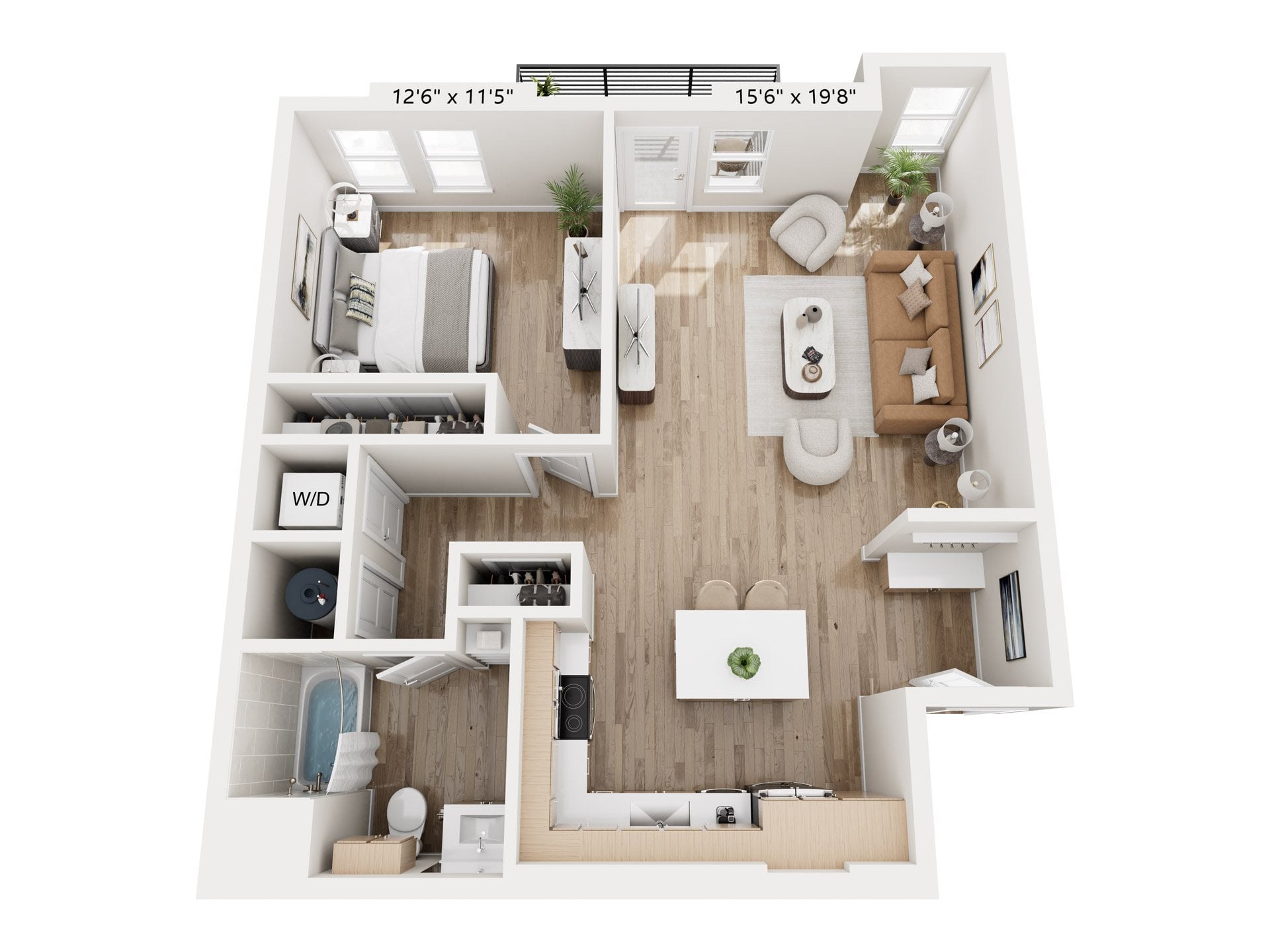 The Madison - 1B floor plan