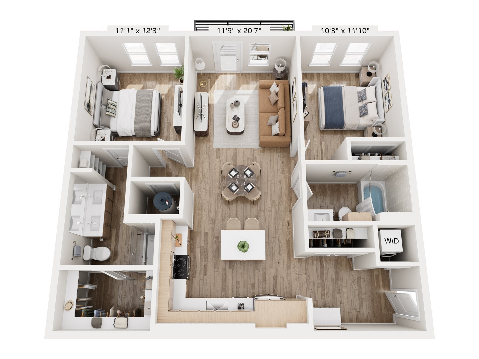 The Madison - 2A1 floor plan