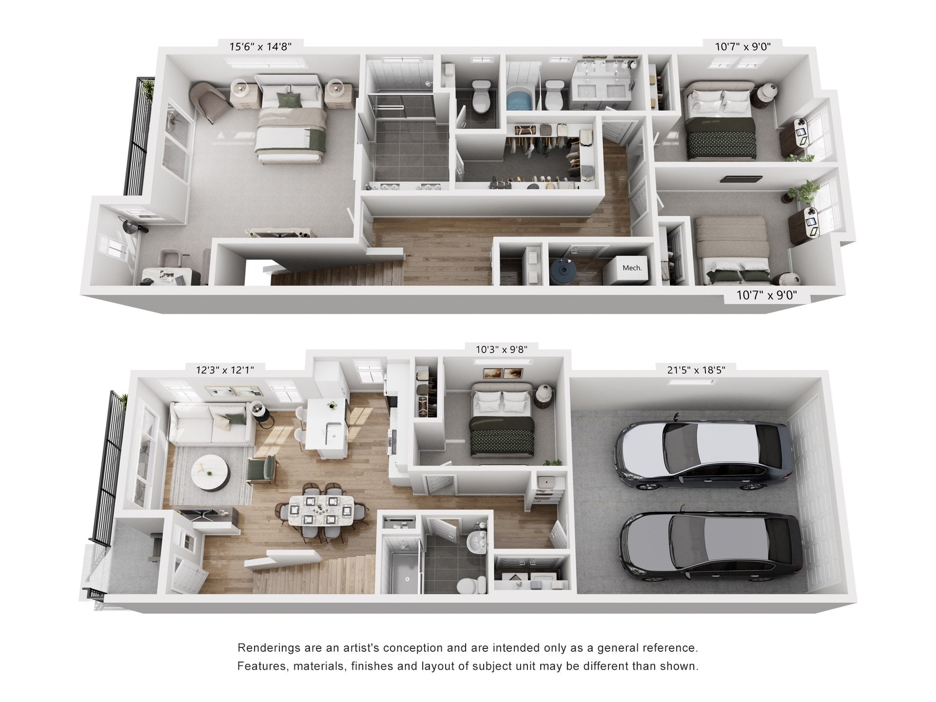 The Fillmore - Townhome 4 floor plan