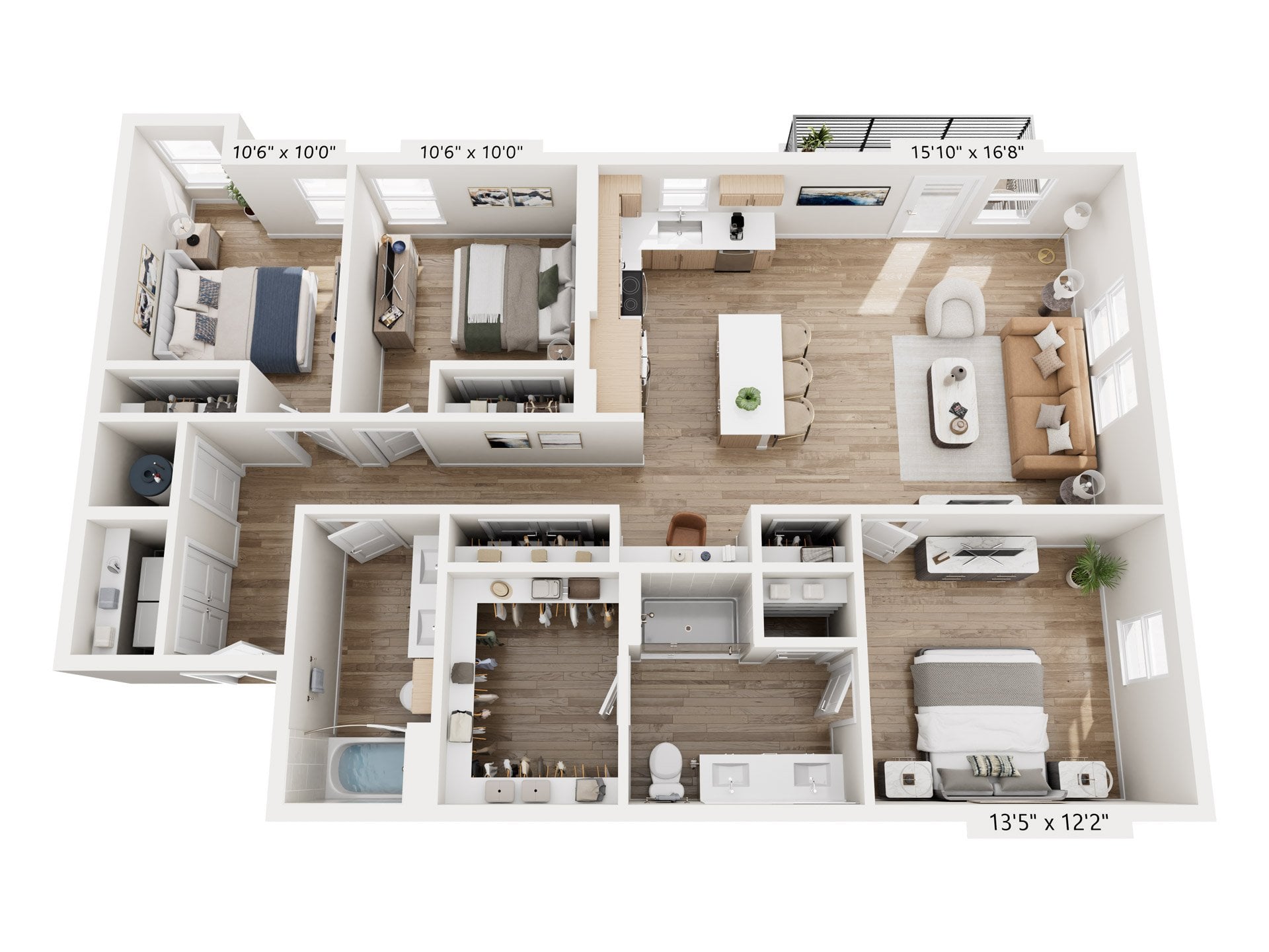 The Madison - 3B floor plan