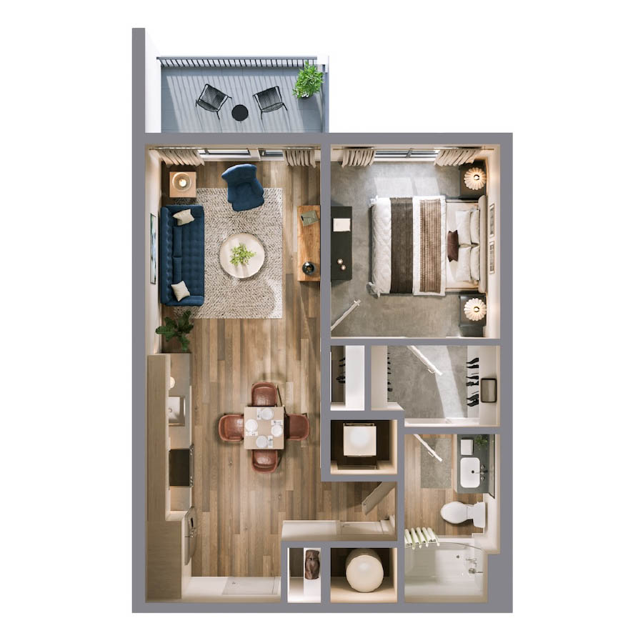 A2 floor plan