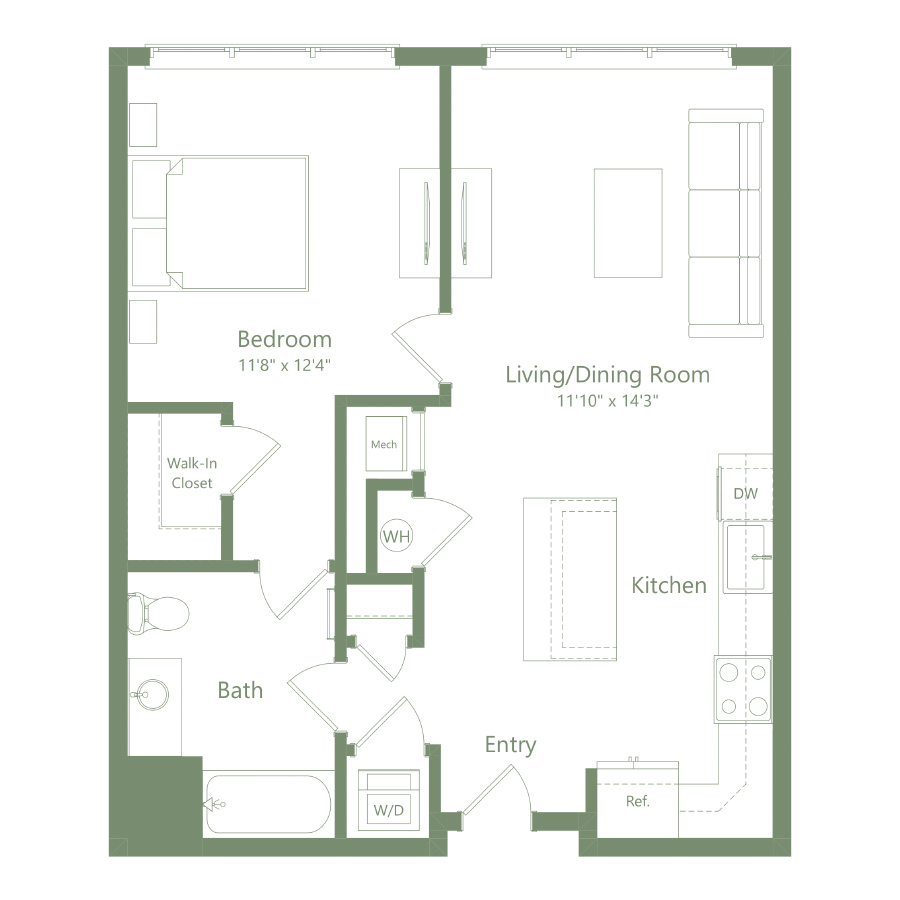A1.1 floor plan