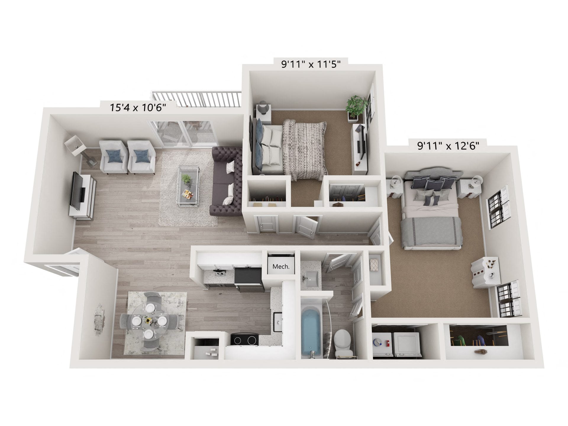 B1R floor plan