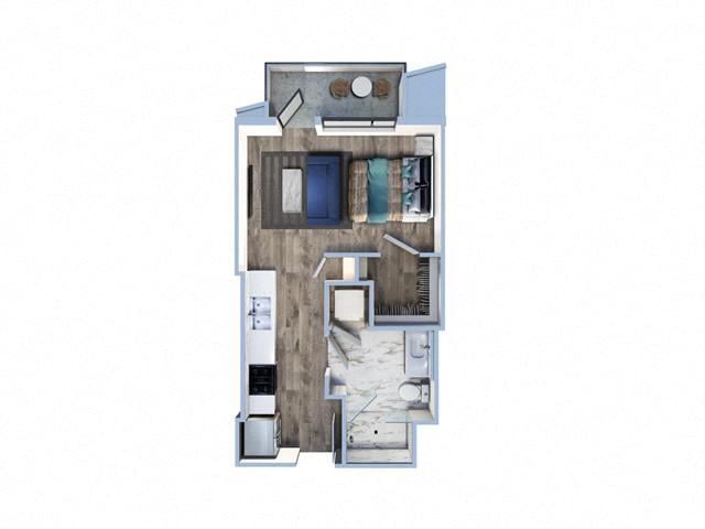 Studio-B1-B3 floor plan